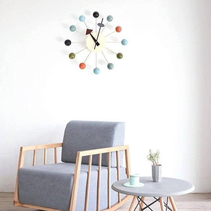 Moderne veggklokke 3D-design stille og minimalistisk 32 cm | Skanto