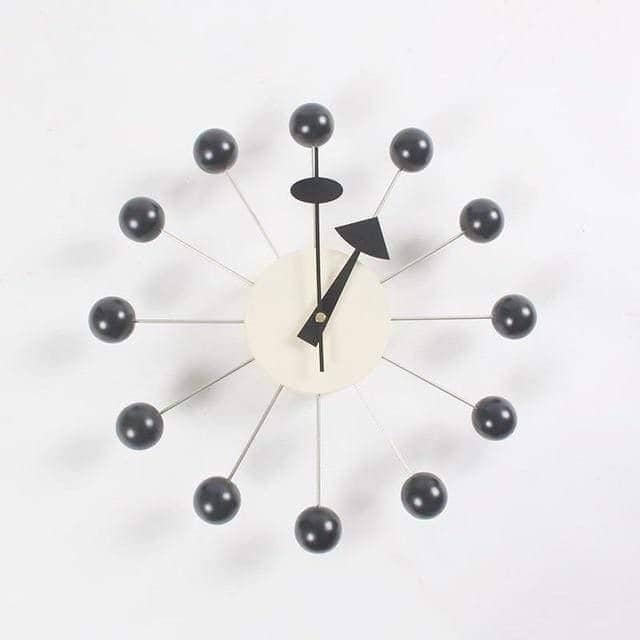Moderne Veggklokke 3D Design Stille og Minimalistisk 32 cm | Skanto