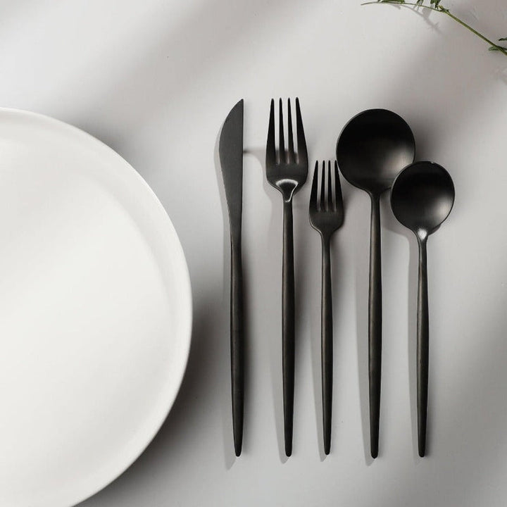 Skanto | Minimalistisk Rustfritt Stål Bestikk Elegant Enkelhet