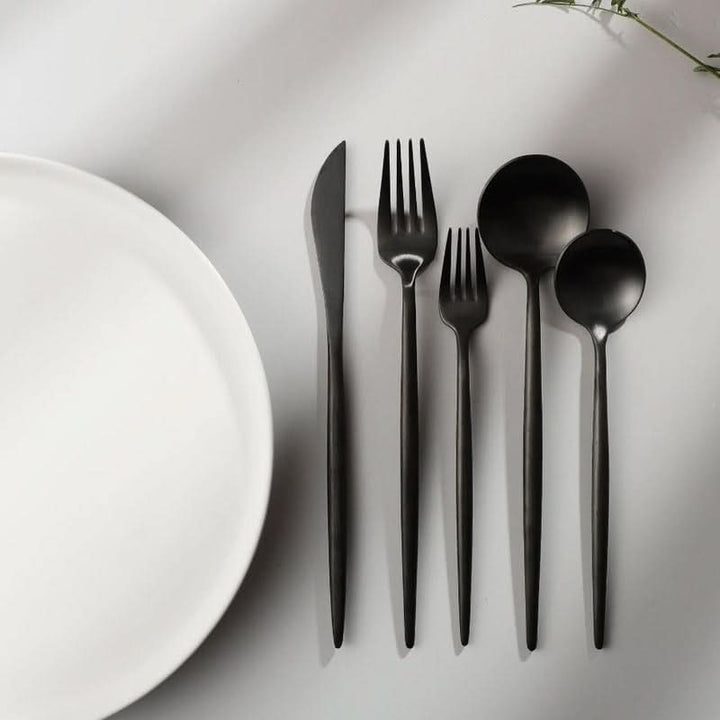 Skanto | Minimalist Bestikksett i Rustfritt Stål