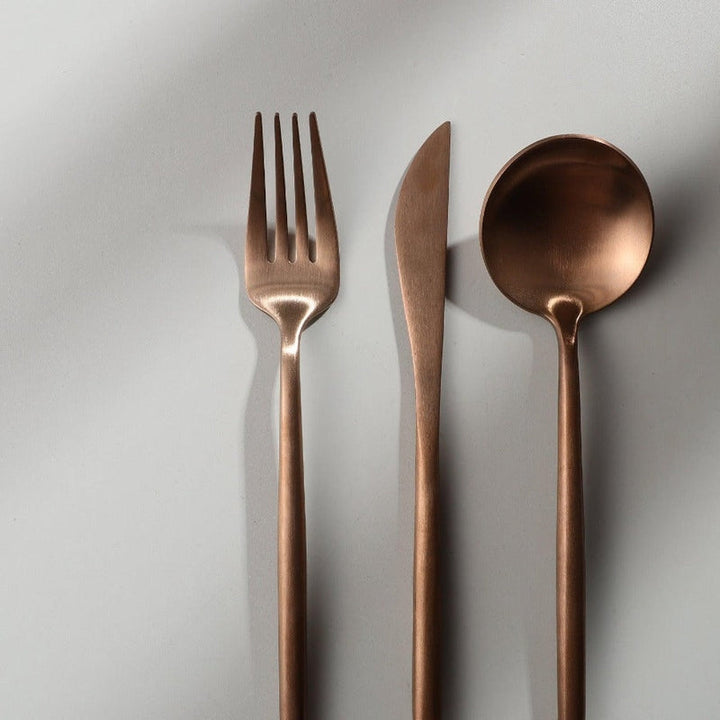 Skanto | Minimalistisk Rustfritt Stål Bestikk Elegant Enkelhet