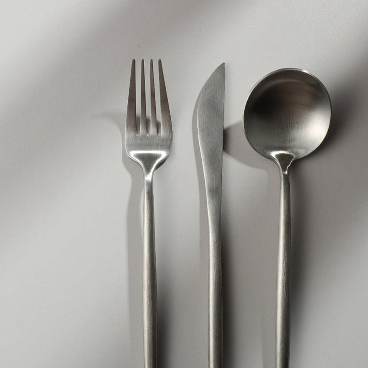 Skanto | Minimalistisk Rustfritt Stål Bestikk Elegant Enkelhet