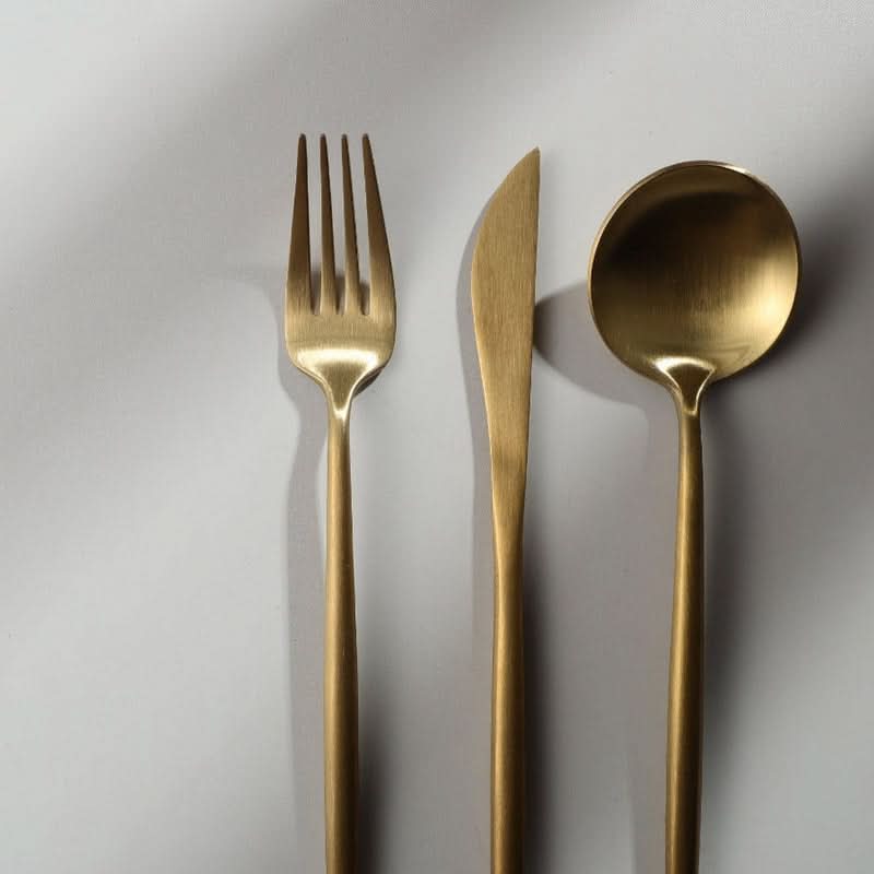 Skanto | Minimalist Bestikksett i Rustfritt Stål