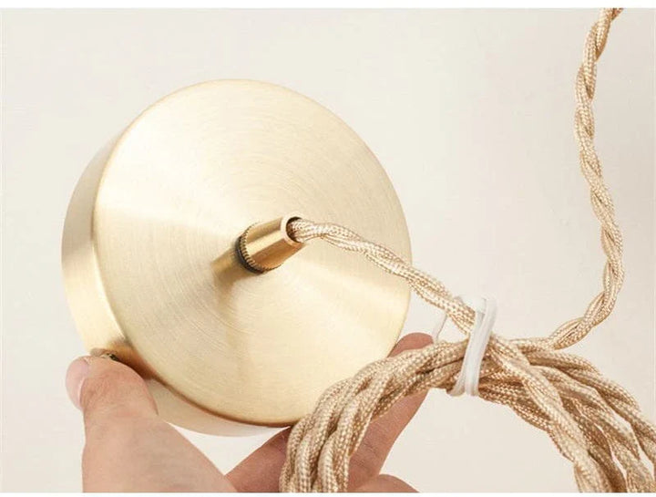 Minimalistisk Retro Krystall Glass Pendellampe Skanto
