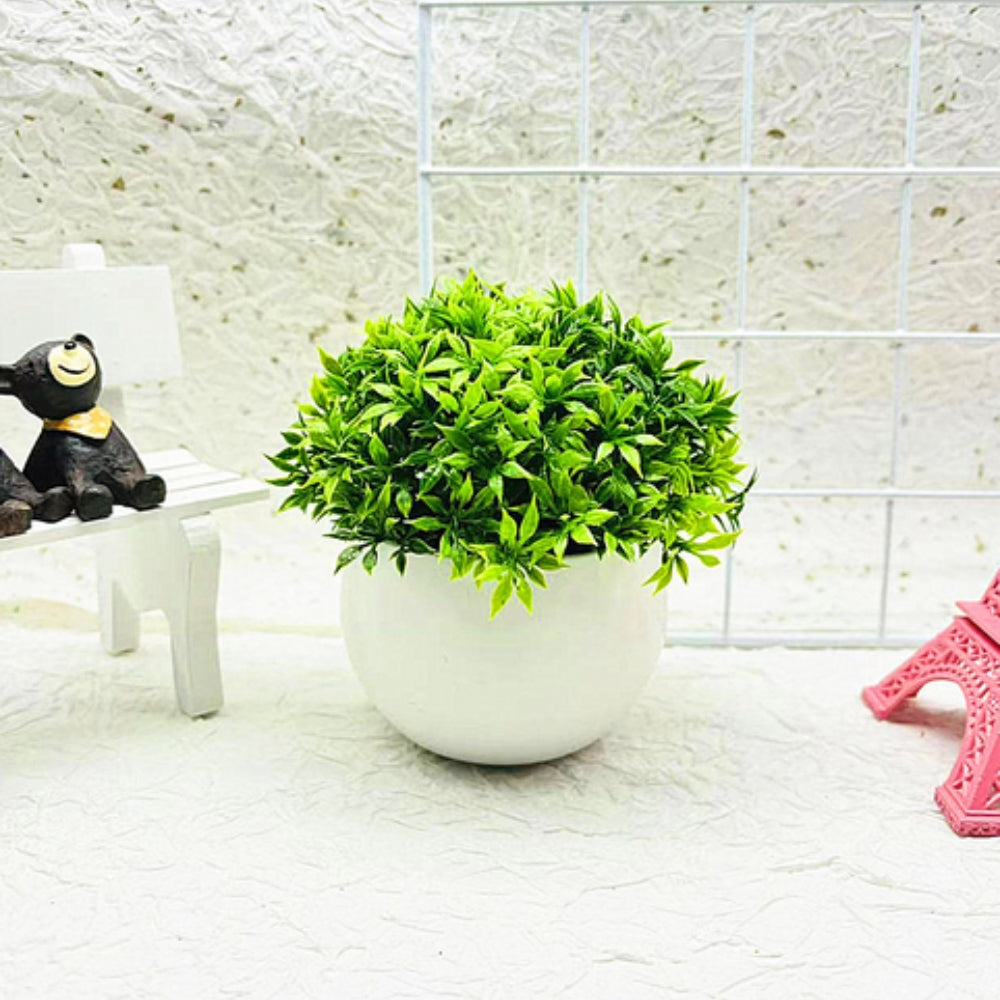 Skanto | Minimalist Kunstig Buksbom Bonsai Potte Dekor