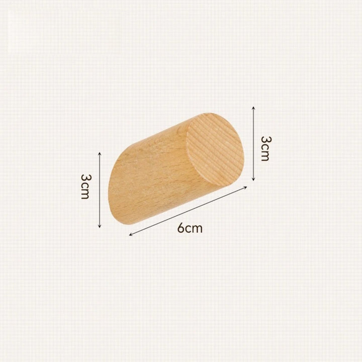 Skanto | Minimalist Bøk Tre Veggmontert Krok