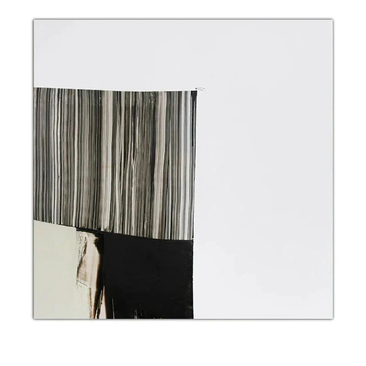 Minimalistiske fargeblokker Abstrakt veggkunst Fin kunst lerretsutskrifter Kvadratisk format Bilder for stuen Moderne skandinavisk interiør | Skanto