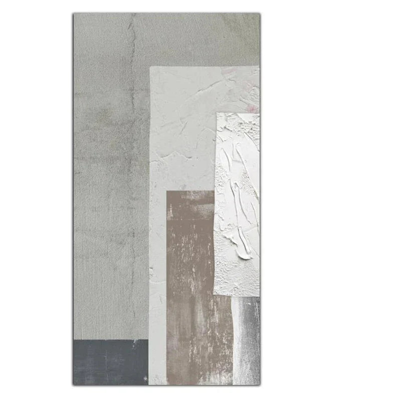 Minimalistisk Teksturert Abstrakt Veggkunst Fin Kunstler lerrettrykk Bilder For Moderne Stuer Foyer Kunst For Samtidsinteriør | Skanto