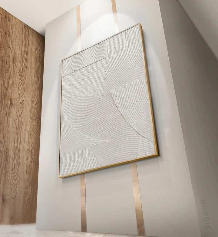 Minimalistisk urban teksturell abstrakt veggkunst Fine Art lerretsutskrifter nøytrale farger bilder for moderne leilighet stue hjemmekontor kunst dekor | Skanto