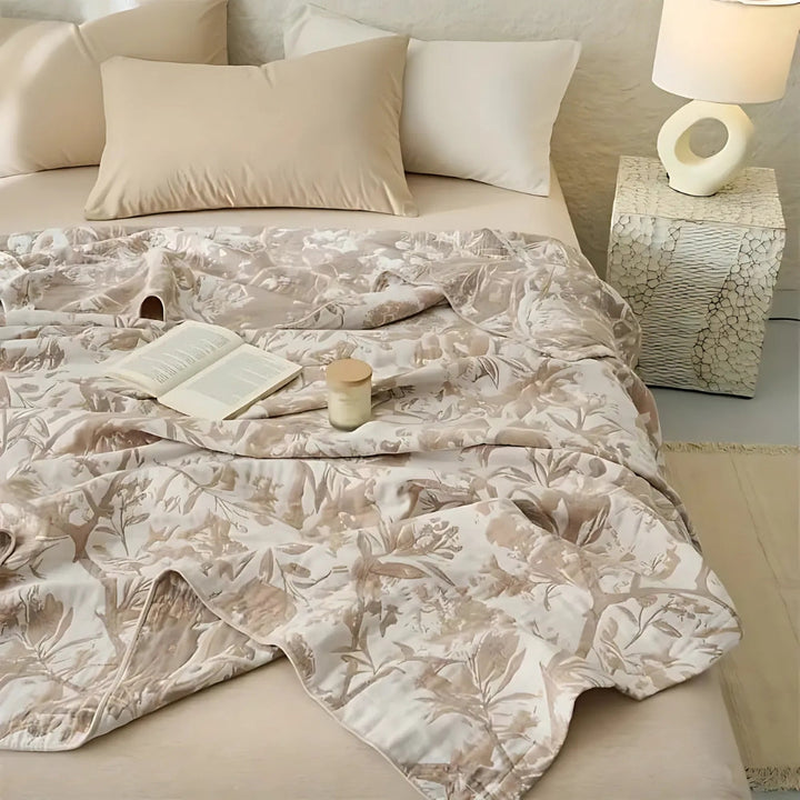 Skanto | Mirel All-Season Cotton Floral Blanket