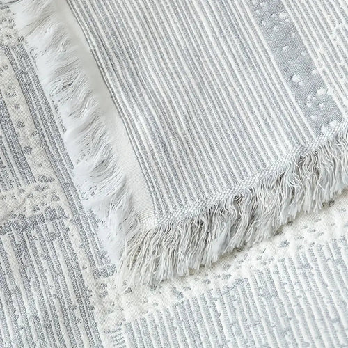 Skanto | Blandet Tone Geometrisk Bomullsteppe
