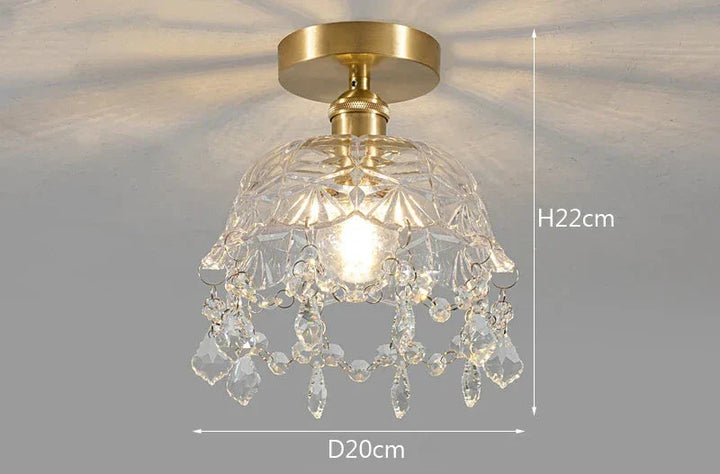 Moderne Glasspendellampe – Krystallklar design for stue og spisestue | Skanto