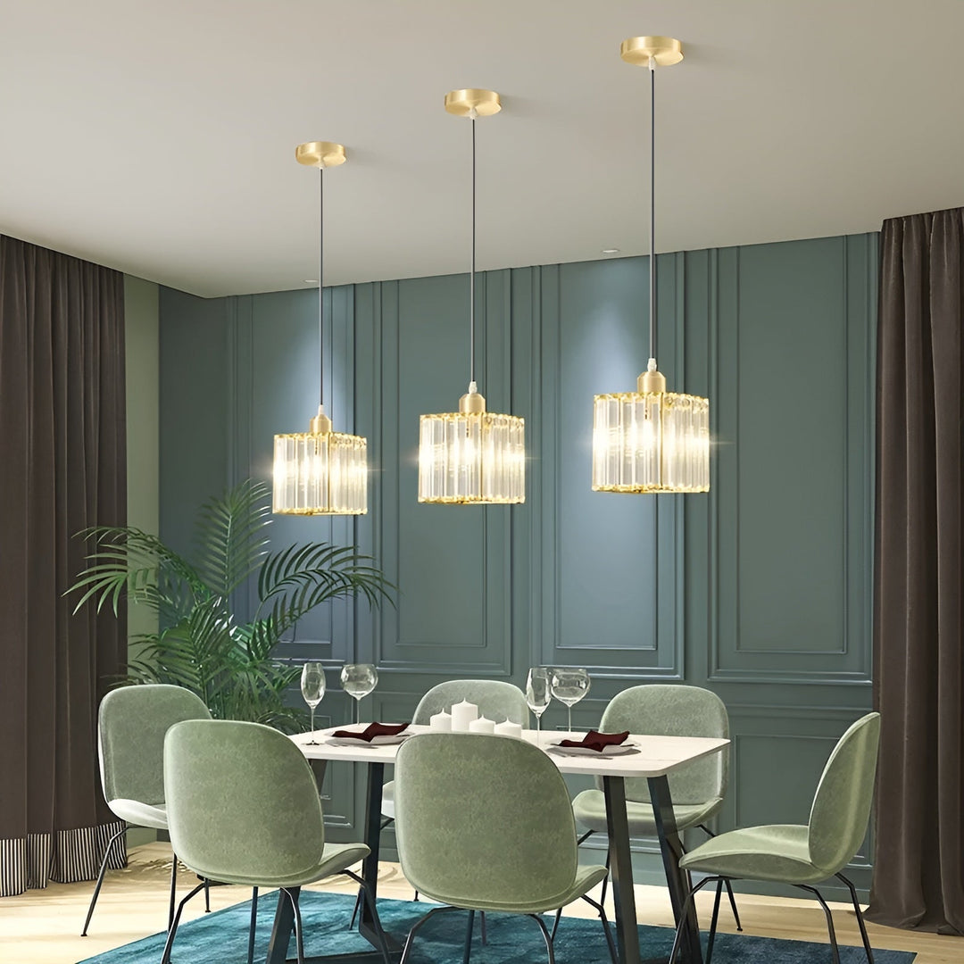 BrilliantGlow Light – Elegant pendellampe laget av K9-krystall