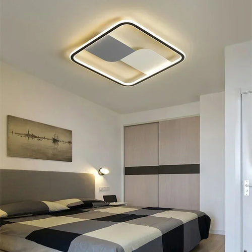 Moderne LED taklampe med rundt design – Dimmbar for soverom og stue | Skanto