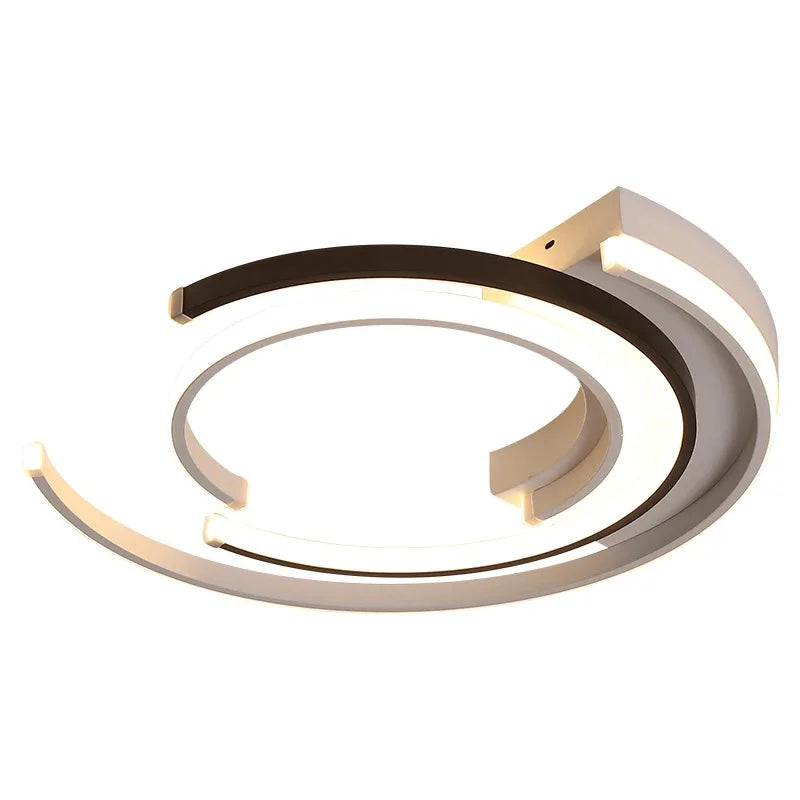 LEDFlex Taklampe – Moderne Rund LED Belysning for Stue og Soverom | Skanto