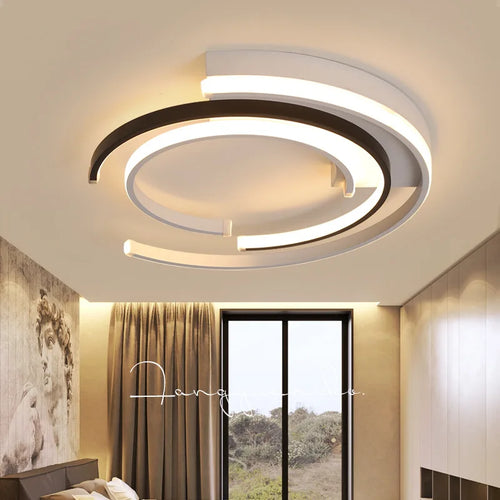 LEDFlex Taklampe – Moderne Rund LED Belysning for Stue og Soverom | Skanto