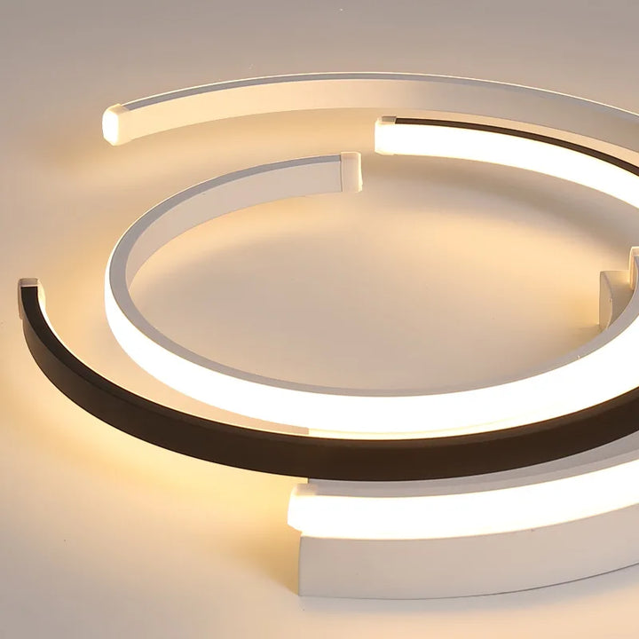 LEDFlex Taklampe – Moderne Rund LED Belysning for Stue og Soverom | Skanto