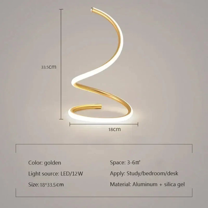 Skanto | GlowStream - Moderne LED Bordlampe