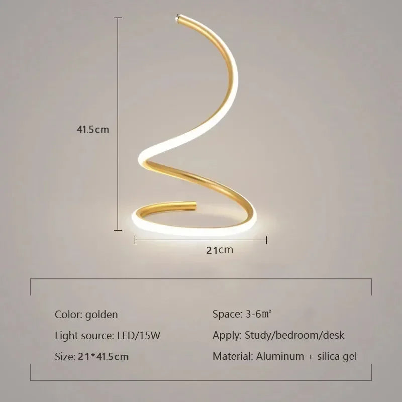 Skanto | GlowStream - Moderne LED Bordlampe