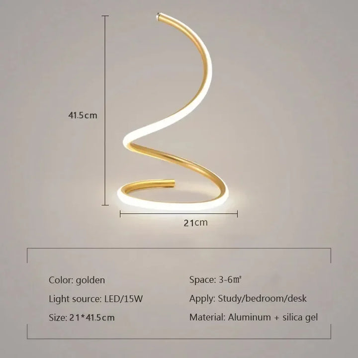 Skanto | GlowStream - Moderne LED Bordlampe