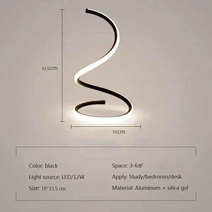 Skanto | GlowStream - Moderne LED Bordlampe