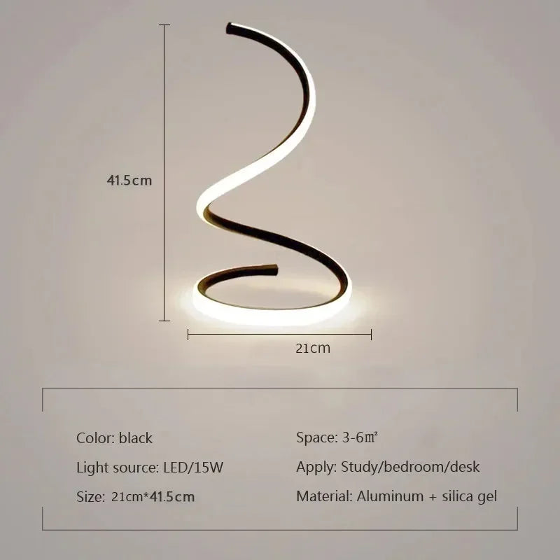 Skanto | GlowStream - Moderne LED Bordlampe
