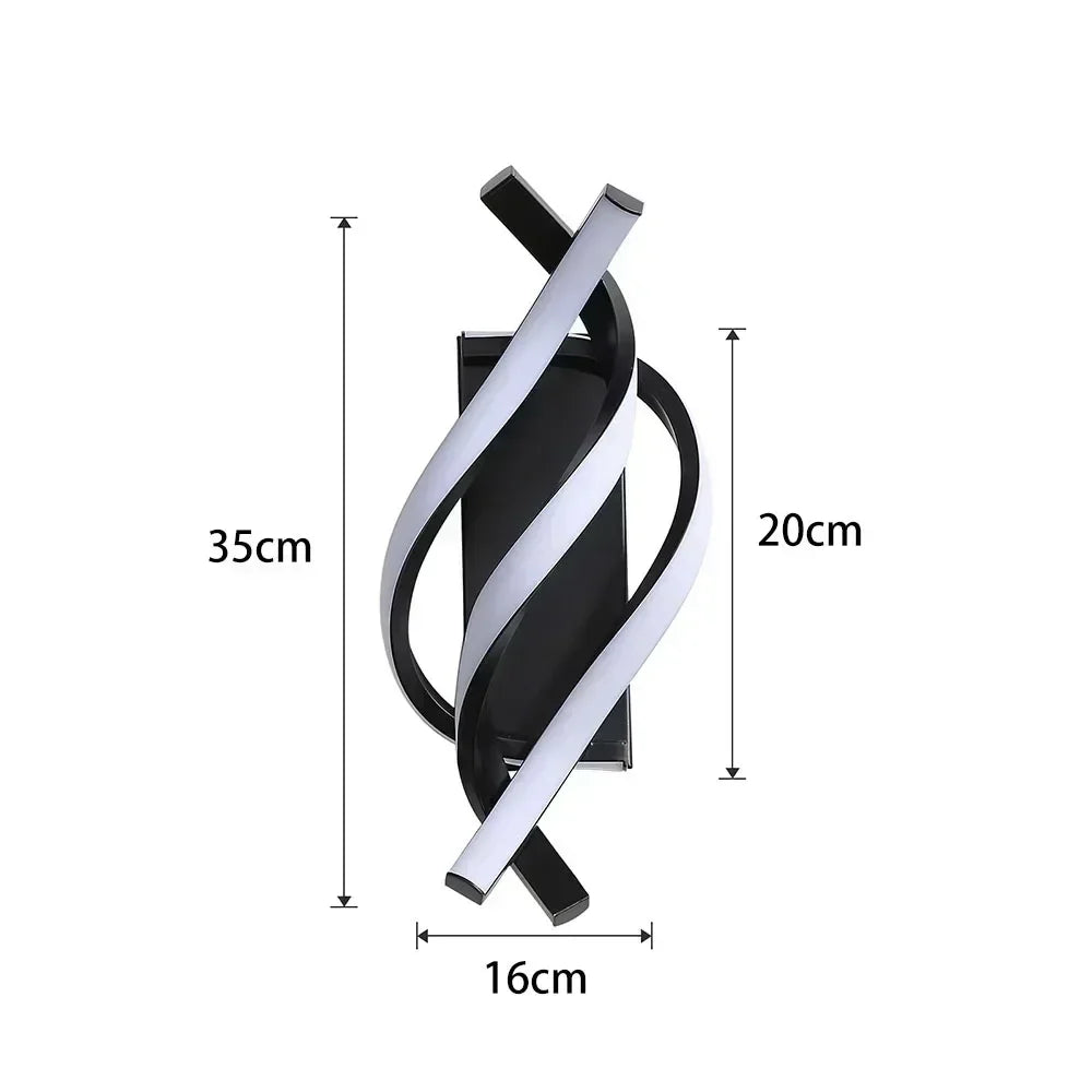 Skanto | Spiralformet vegglampe