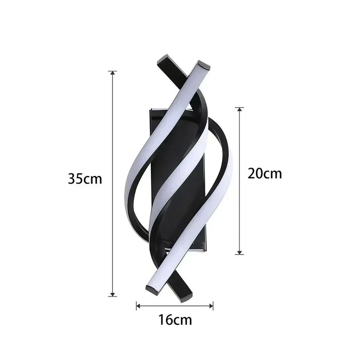 Skanto | Spiralformet vegglampe