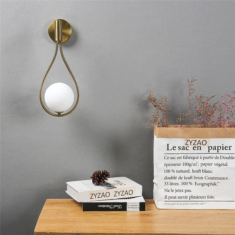 Elegant drop vegglampe for tidløs stil | Skanto