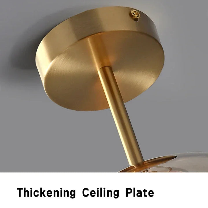 PureLicht - Minimalistisk Glass Taklampe for Soverom og Stue | Skanto