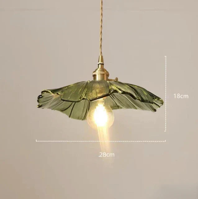 FloraGlimmer – Moderne, blomsterformet pendellampe | Glassdesign | LED-belysning for stue og spisestue
