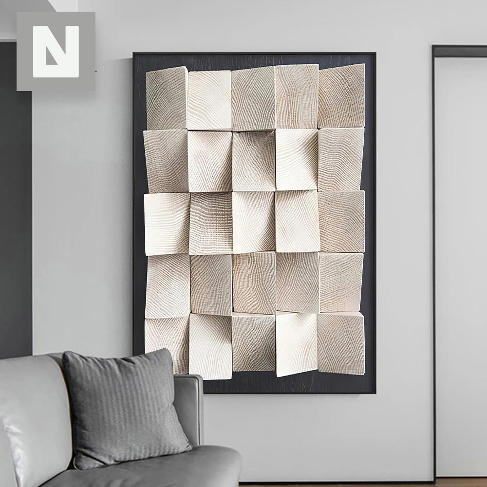 Modern Aesthetics Abstract 3D Effect Wall Art Fine Art Canvas Prints Pictures for Living Room Bedroom Modern Interior Decor | Skanto