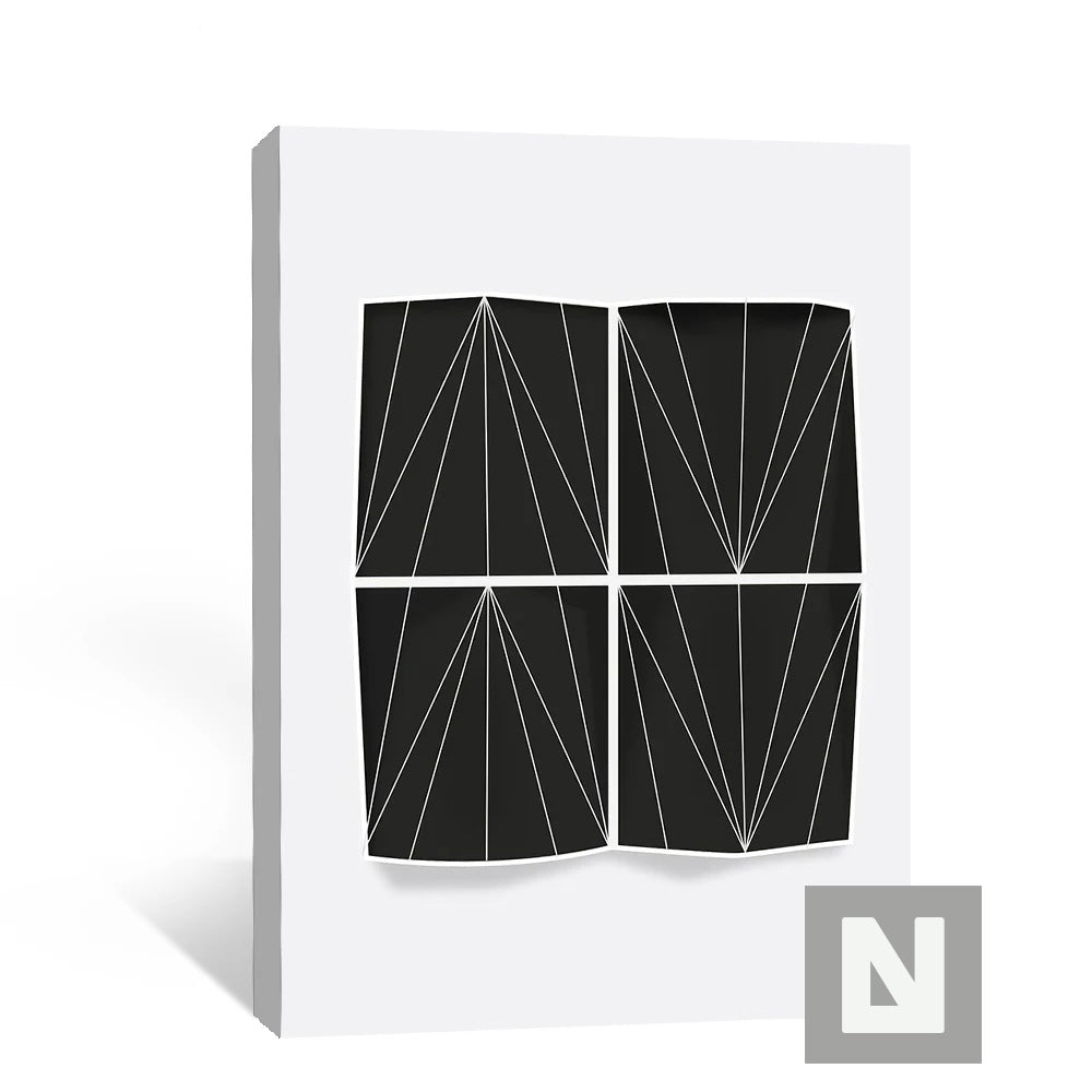 Modern Aesthetics Abstract 3D Effect Wall Art Fine Art Canvas Prints Pictures for Living Room Bedroom Modern Interior Decor | Skanto