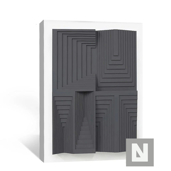 Modern Aesthetics Abstract 3D Effect Wall Art Fine Art Canvas Prints Pictures for Living Room Bedroom Modern Interior Decor | Skanto