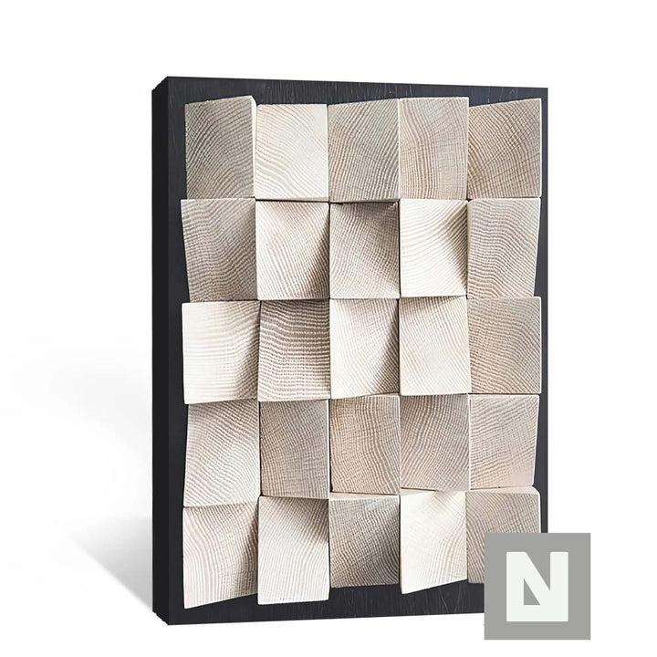 Modern Aesthetics Abstract 3D Effect Wall Art Fine Art Canvas Prints Pictures for Living Room Bedroom Modern Interior Decor | Skanto