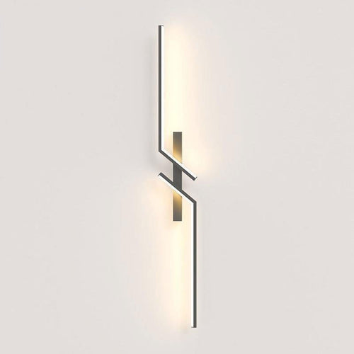 Kreativ LED-vegglampe med stripedesign | Moderne design