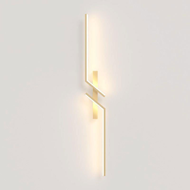 Kreativ LED-vegglampe med stripedesign | Moderne design