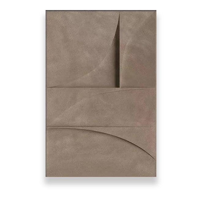 Modern Minimalist Flat Geometric Lines Wall Art Fine Art Canvas Prints Retro Brown Abstract Pictures for Living Room Modern Interior Decor | Skanto