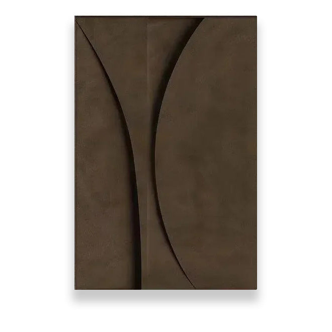 Modern Minimalist Flat Geometric Lines Wall Art Fine Art Canvas Prints Retro Brown Abstract Pictures for Living Room Modern Interior Decor | Skanto