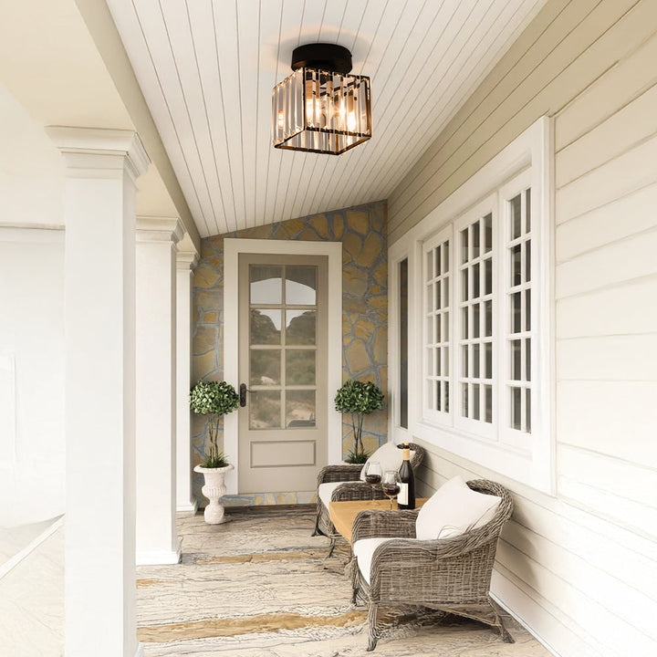 Moderne 1-Lyskilde Hallway Flush Mount Taklampe | Skanto