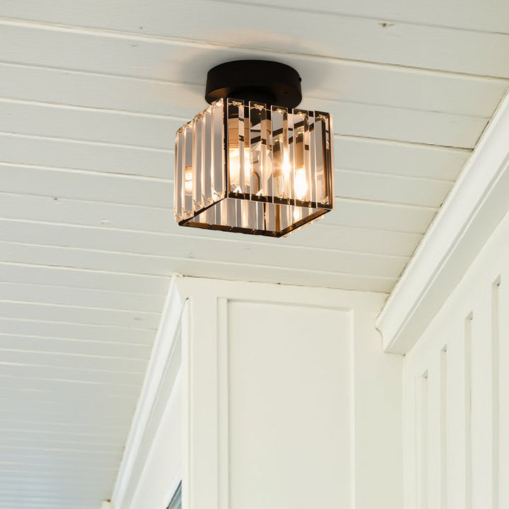Moderne 1-Lyskilde Hallway Flush Mount Taklampe | Skanto