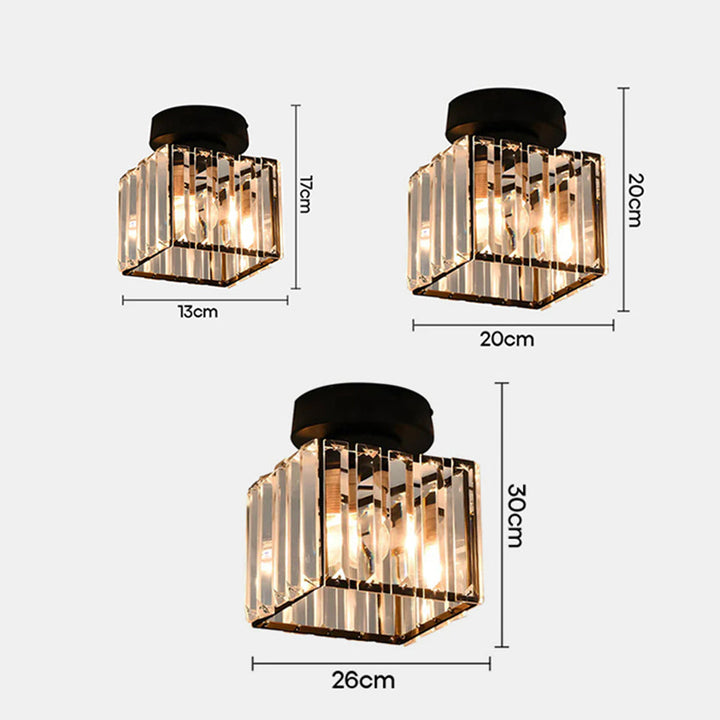 Moderne 1-Lyskilde Hallway Flush Mount Taklampe | Skanto