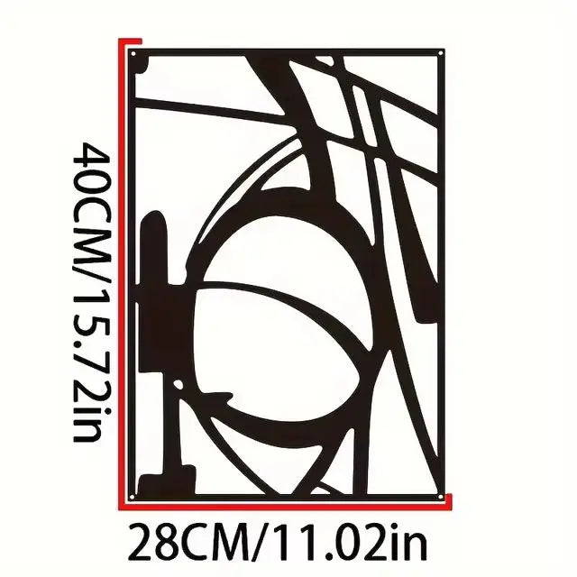 Modern Abstract Iron Art Wall Art 3D Metal Sculpture Wall Decor for Living Dining Room Creative Modern Nordic Home Decor | Skanto