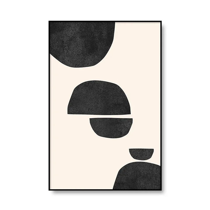 Moderne abstrakte minimalistische feminine kroppskunst linjekunst veggkunst Fine Art lerrettrykk svart hvitt plakatbilder for moderne interiør | Skanto