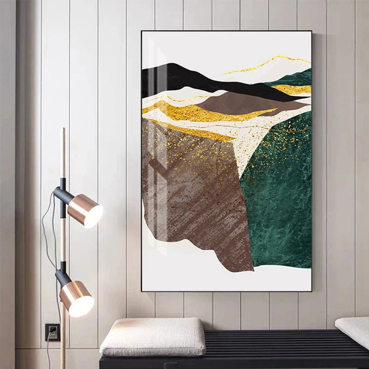 Abstract Mountain Landscape Wall Art Fine Art Canvas Prints Pictures For Modern Apartment Living Room Bedroom Hotel Room Art Decor | Skanto