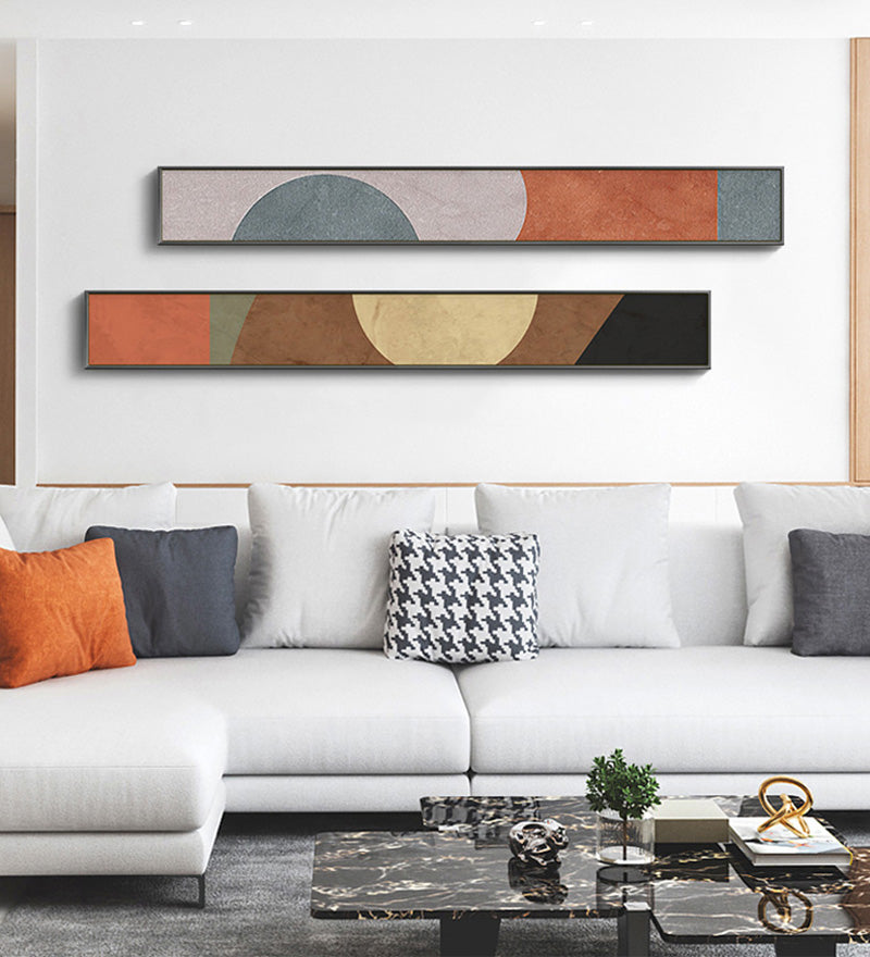 Colorful Tall Abstract Slim Format Wall Art Art Prints Creative Artwork For Modern Living Room Hallway Bedroom Art Decor | Skanto
