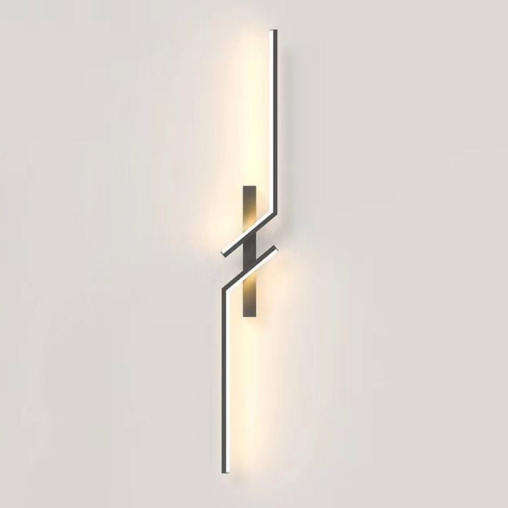 Kreativ LED-vegglampe med stripedesign | Moderne design