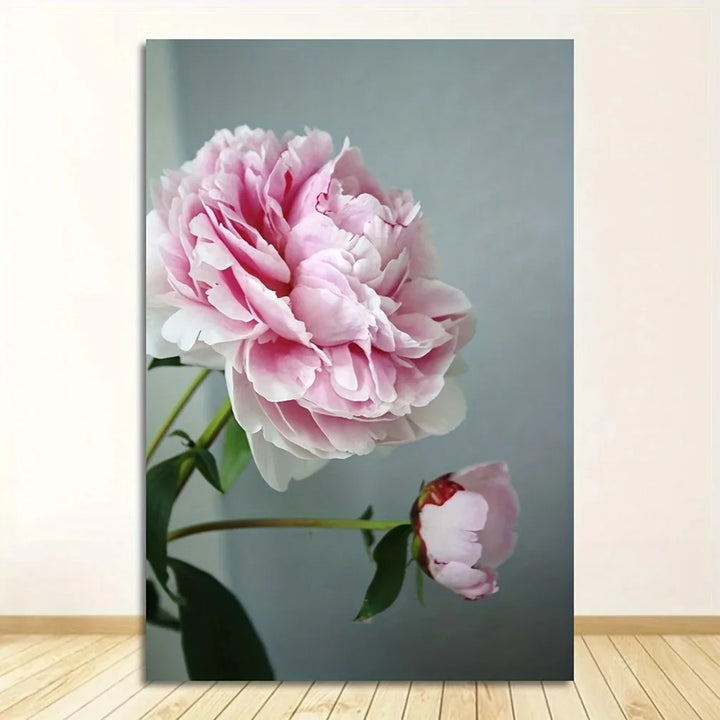 Moderne Florale Rosa Blomster Veggkunst Fint Kunst Lerretsutskrifter Elegante Botaniske Bilder For Stue Soverom Hotellrom Kunst Dekor | Skanto