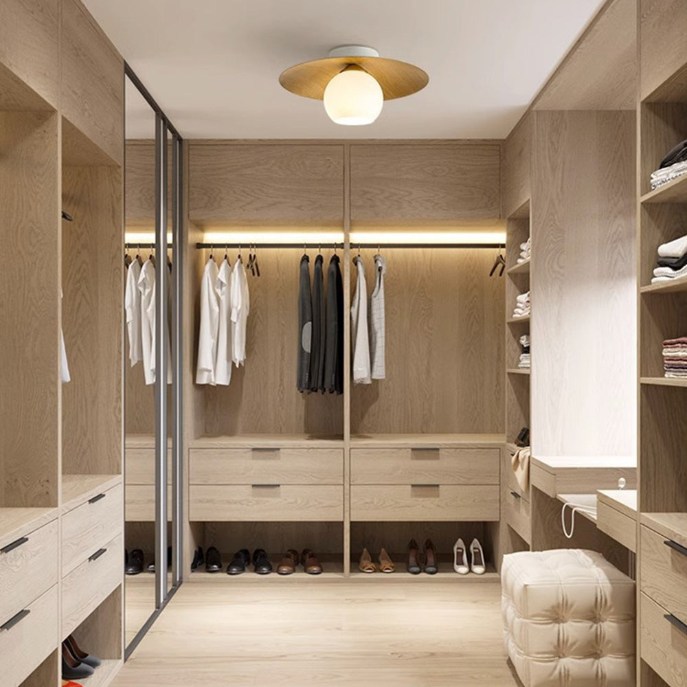 Moderne Semi-Flush Taklampe | Skanto
