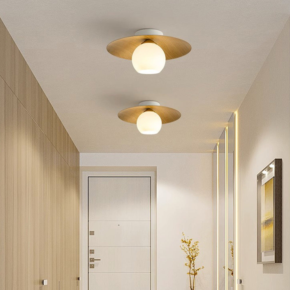 Moderne Semi-Flush Taklampe | Skanto